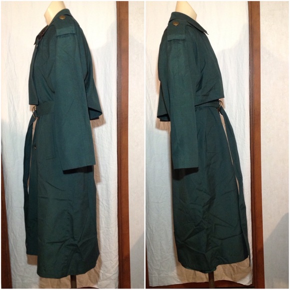 Women's Size 8P Vtg Misty Harbor Trench Coat - Picture 2 of 6